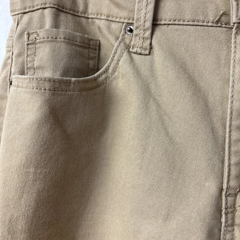 No Boundaries Jeans Women/Junior Size 7 Tan Mid-Rise Bootcut 5 Pocket 28x30